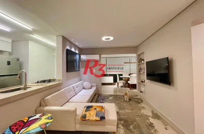 Apartamento Garden à venda, 128 m² por R$ 1.250.000,00 - Gonzaga - Santos/SP