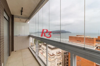 Apartamento com 1 dormitório à venda, 44 m² por R$ 890.000,00 - Boqueirão - Santos/SP
