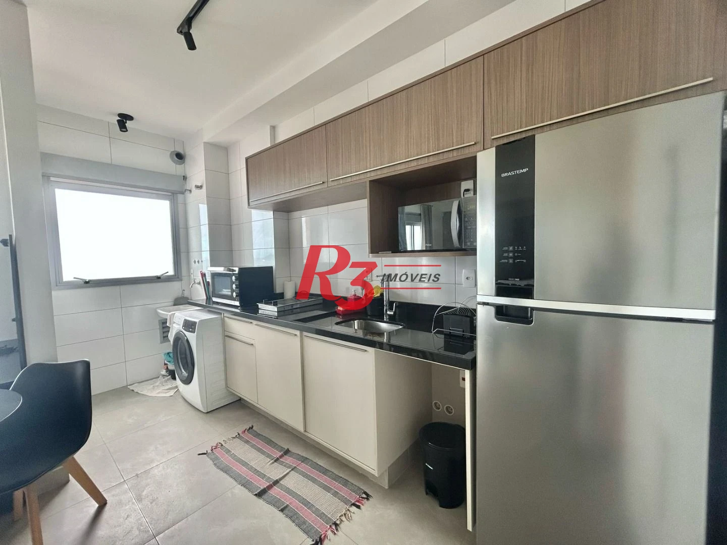 Apartamento com 1 dormitório à venda, 44 m² por R$ 890.000,00 - Boqueirão - Santos/SP