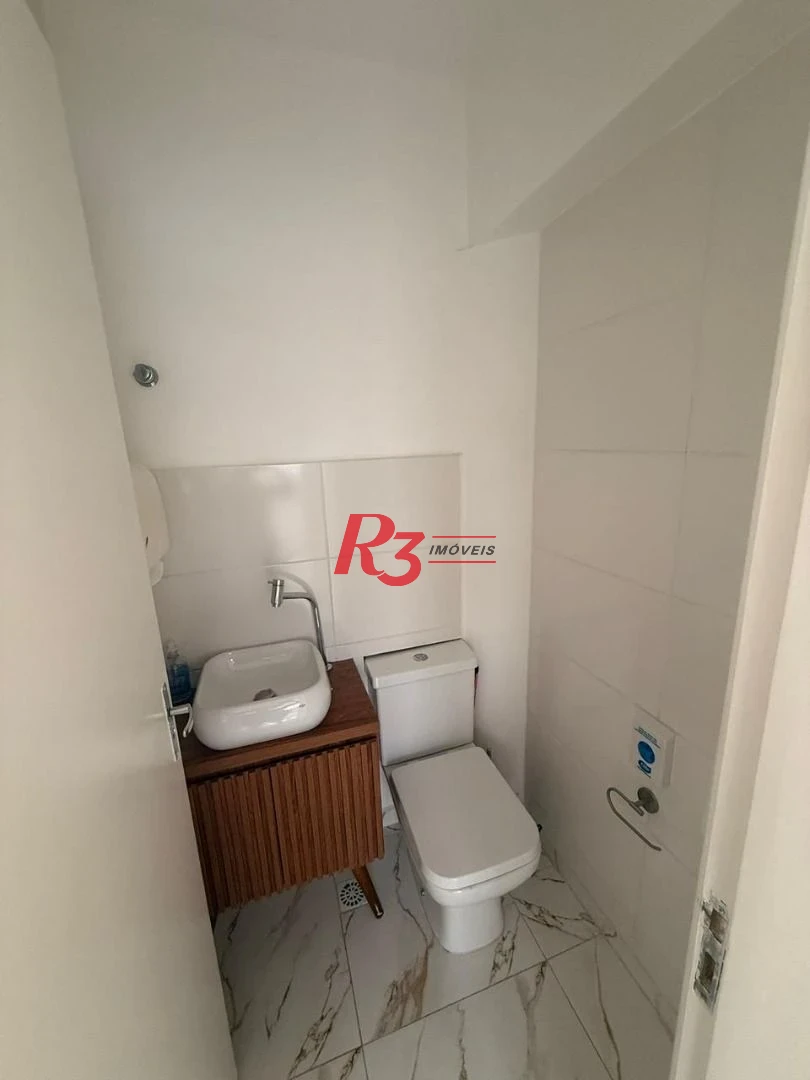 Sala para alugar, 46 m² por R$ 3.200,00/mês - Ponta da Praia - Santos/SP