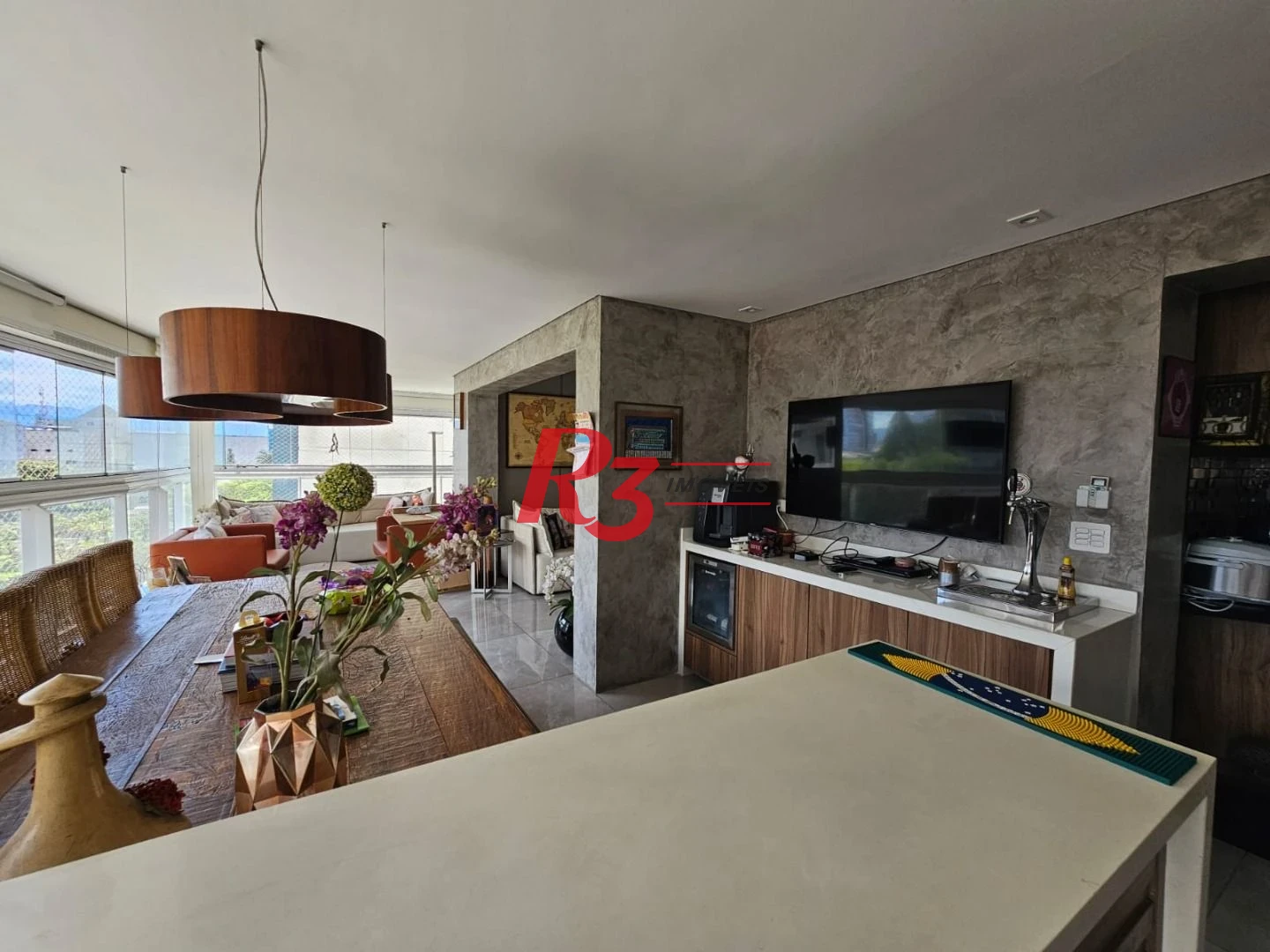 Apartamento Garden, 280 m² - venda por R$ 4.500.000,00 ou aluguel por R$ 25.000,00/mês - Aparecida - Santos/SP