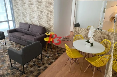 Apartamento à venda, 80 m² por R$ 1.250.000,00 - Gonzaga - Santos/SP