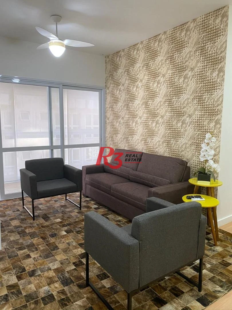 Apartamento à venda, 80 m² por R$ 1.250.000,00 - Gonzaga - Santos/SP