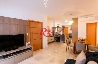 Apartamento à venda, 110 m² por R$ 1.800.000,00 - Boqueirão - Santos/SP