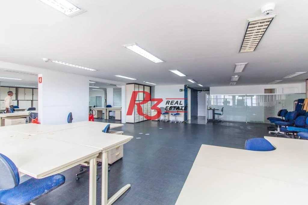 Sala para alugar, 221 m² por R$ 6.000,00/mês - Centro - Santos/SP