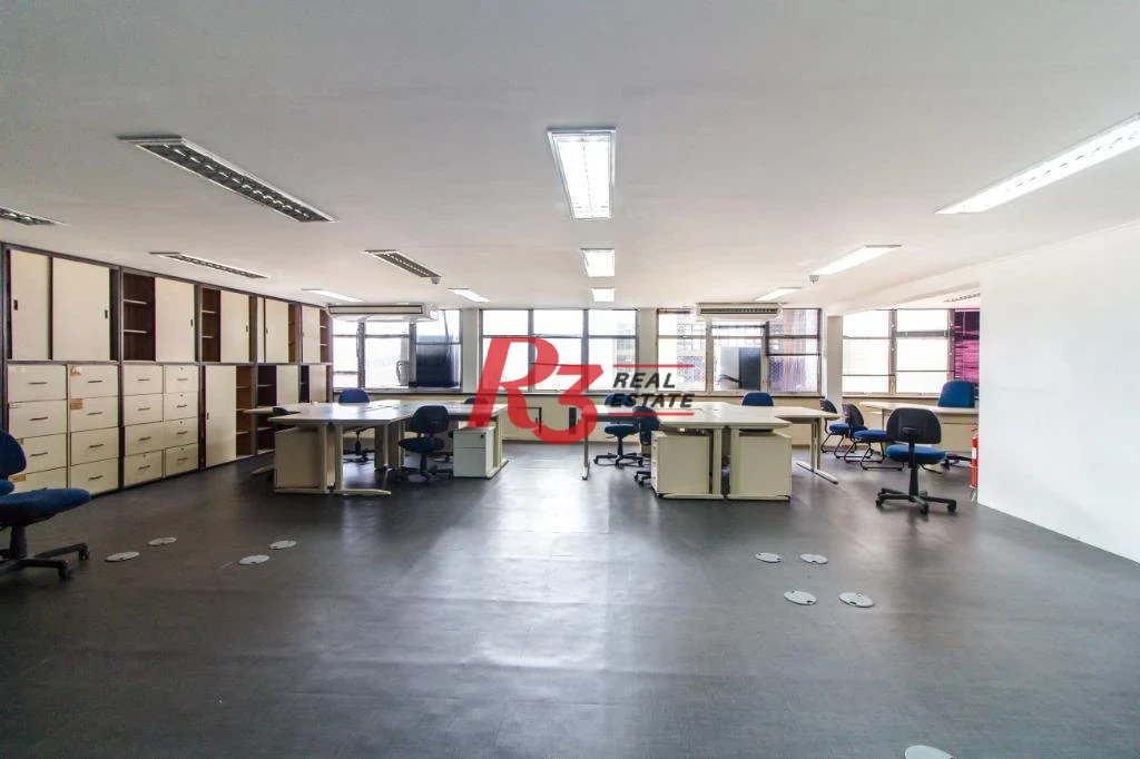 Sala para alugar, 221 m² por R$ 6.000,00/mês - Centro - Santos/SP