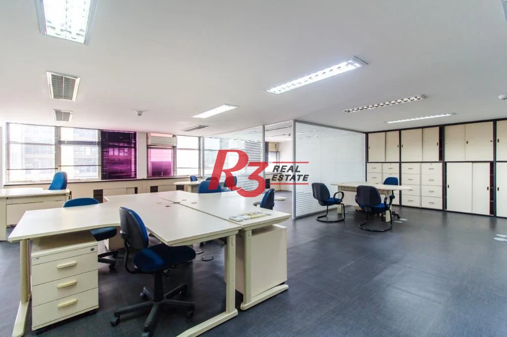 Sala para alugar, 221 m² por R$ 6.000,00/mês - Centro - Santos/SP