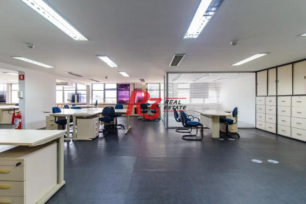 Sala para alugar, 221 m² por R$ 6.000,00/mês - Centro - Santos/SP