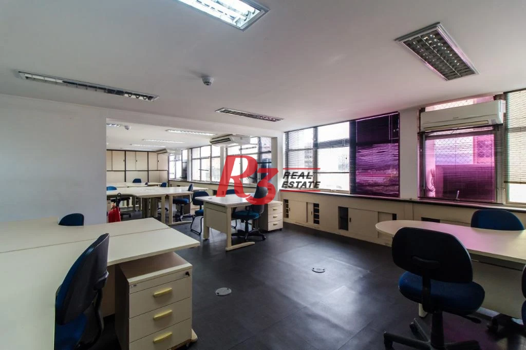 Sala para alugar, 221 m² por R$ 6.000,00/mês - Centro - Santos/SP