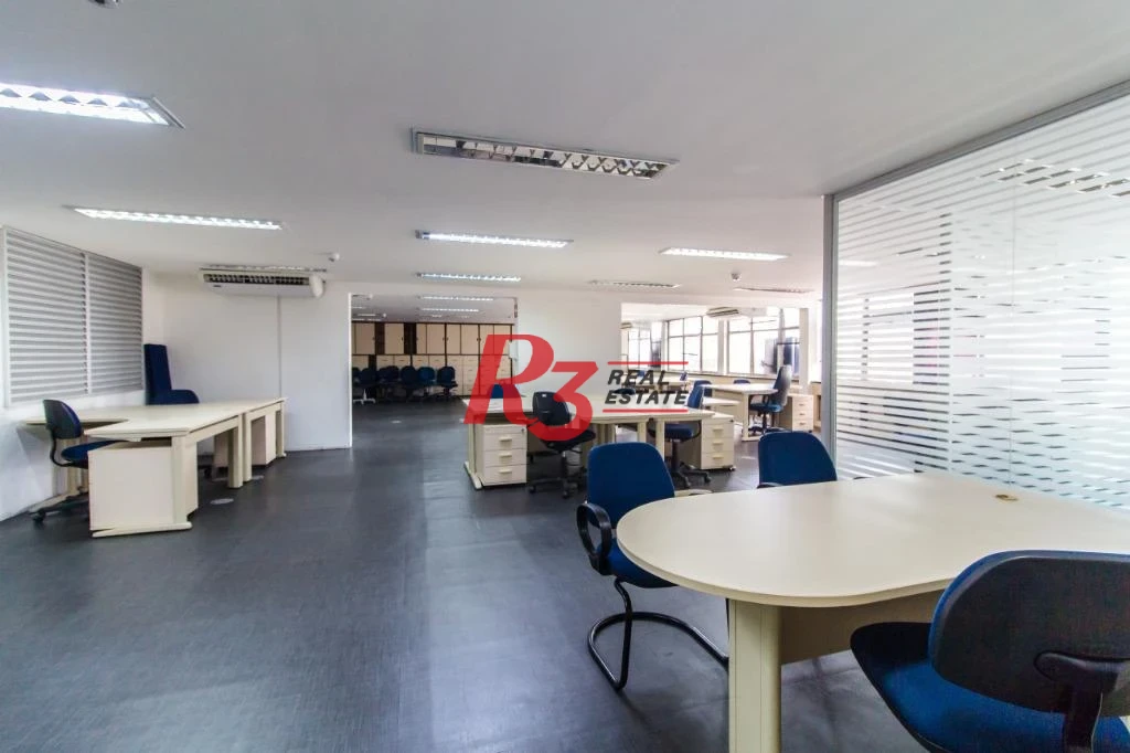 Sala para alugar, 221 m² por R$ 6.000,00/mês - Centro - Santos/SP
