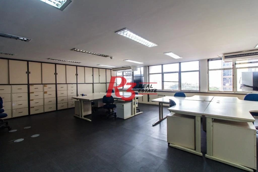 Sala para alugar, 221 m² por R$ 6.000,00/mês - Centro - Santos/SP