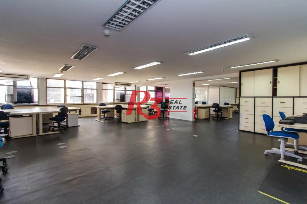 Sala para alugar, 221 m² por R$ 6.000,00/mês - Centro - Santos/SP