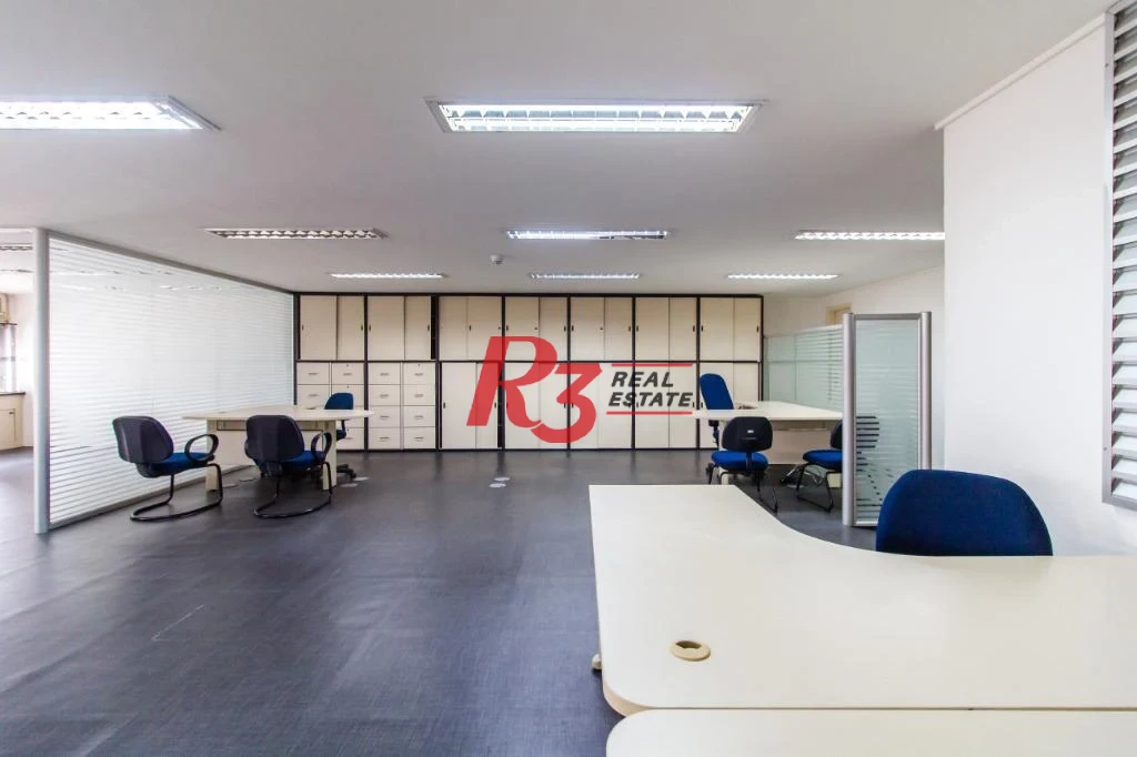 Sala para alugar, 221 m² por R$ 6.000,00/mês - Centro - Santos/SP