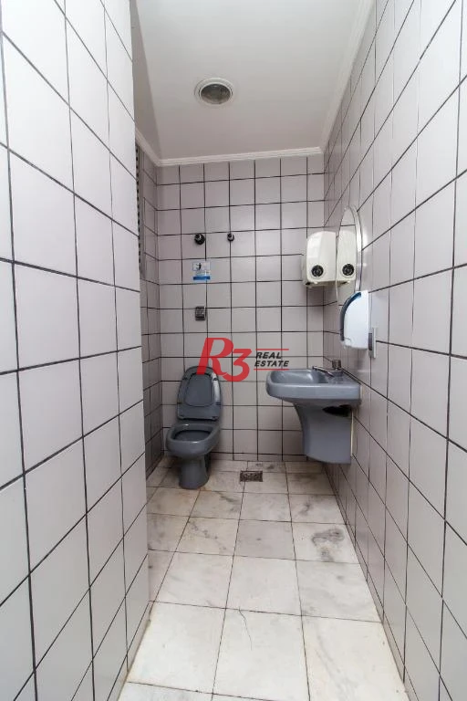 Sala para alugar, 221 m² por R$ 6.000,00/mês - Centro - Santos/SP