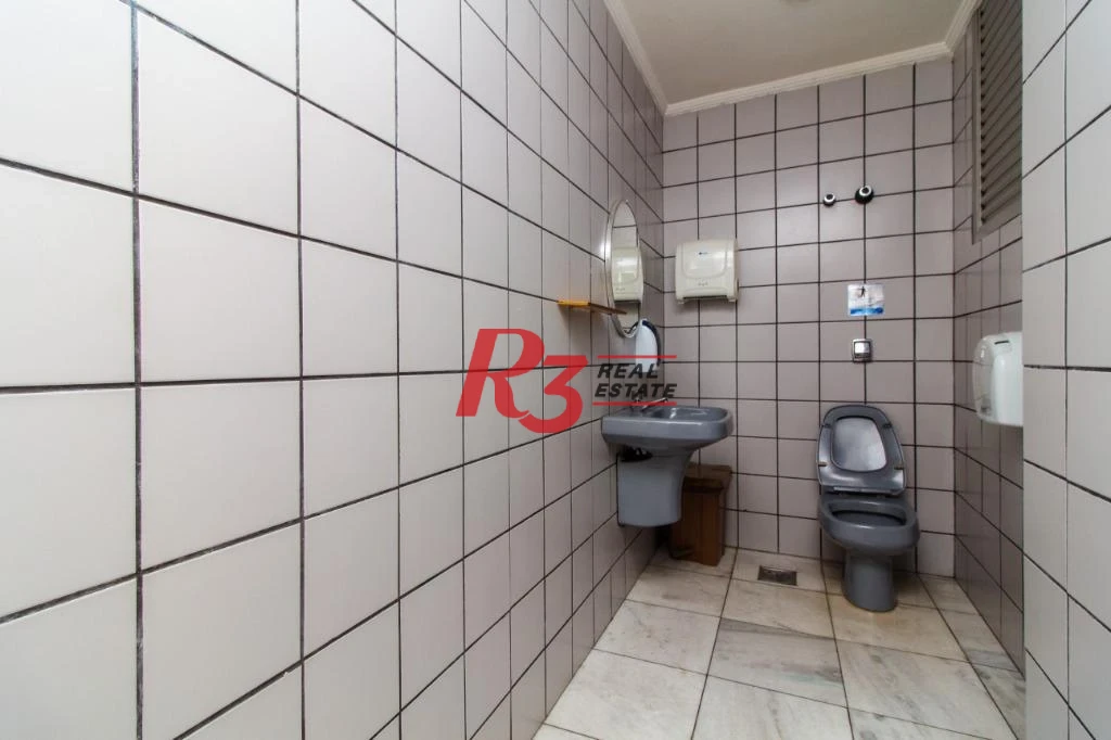 Sala para alugar, 221 m² por R$ 6.000,00/mês - Centro - Santos/SP
