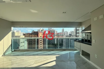 Apartamento com 3 dormitórios à venda, 143 m² por R$ 2.860.000,00 - Boqueirão - Santos/SP