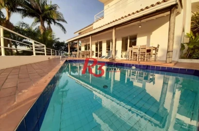 Casa à venda, 484 m² por R$ 5.000.000,00 - Loteamento João Batista Julião - Guarujá/SP