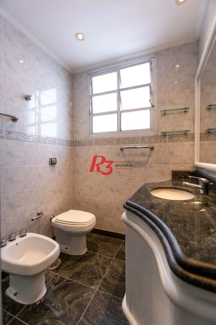Apartamento com 3 dormitórios, 158 m² - venda por R$ 2.350.000,00 ou aluguel por R$ 12.000,00/mês - Boqueirão - Santos/SP