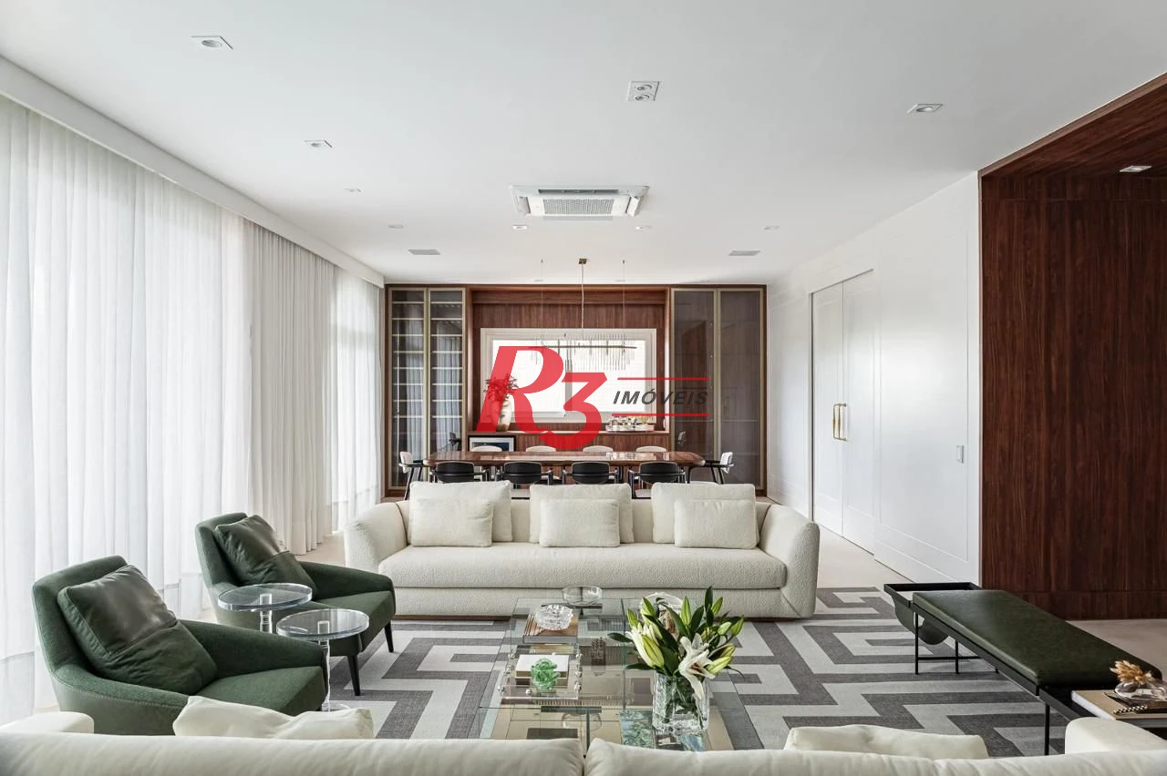 Apartamento com 3 dormitórios à venda, 393 m² por R$ 12.000.000,00 - Gonzaga - Santos/SP