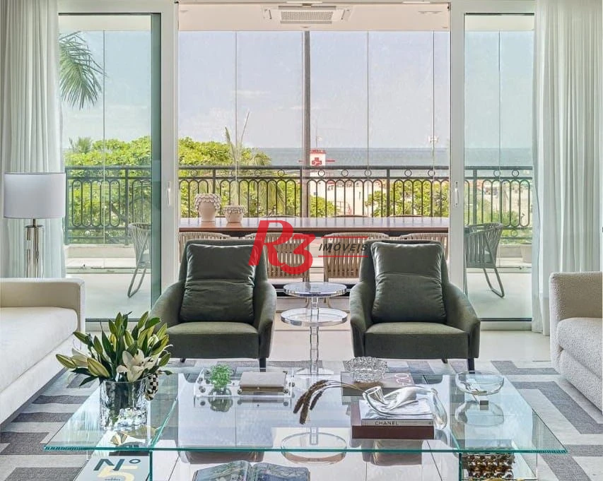 Apartamento com 3 dormitórios à venda, 393 m² por R$ 12.000.000,00 - Gonzaga - Santos/SP