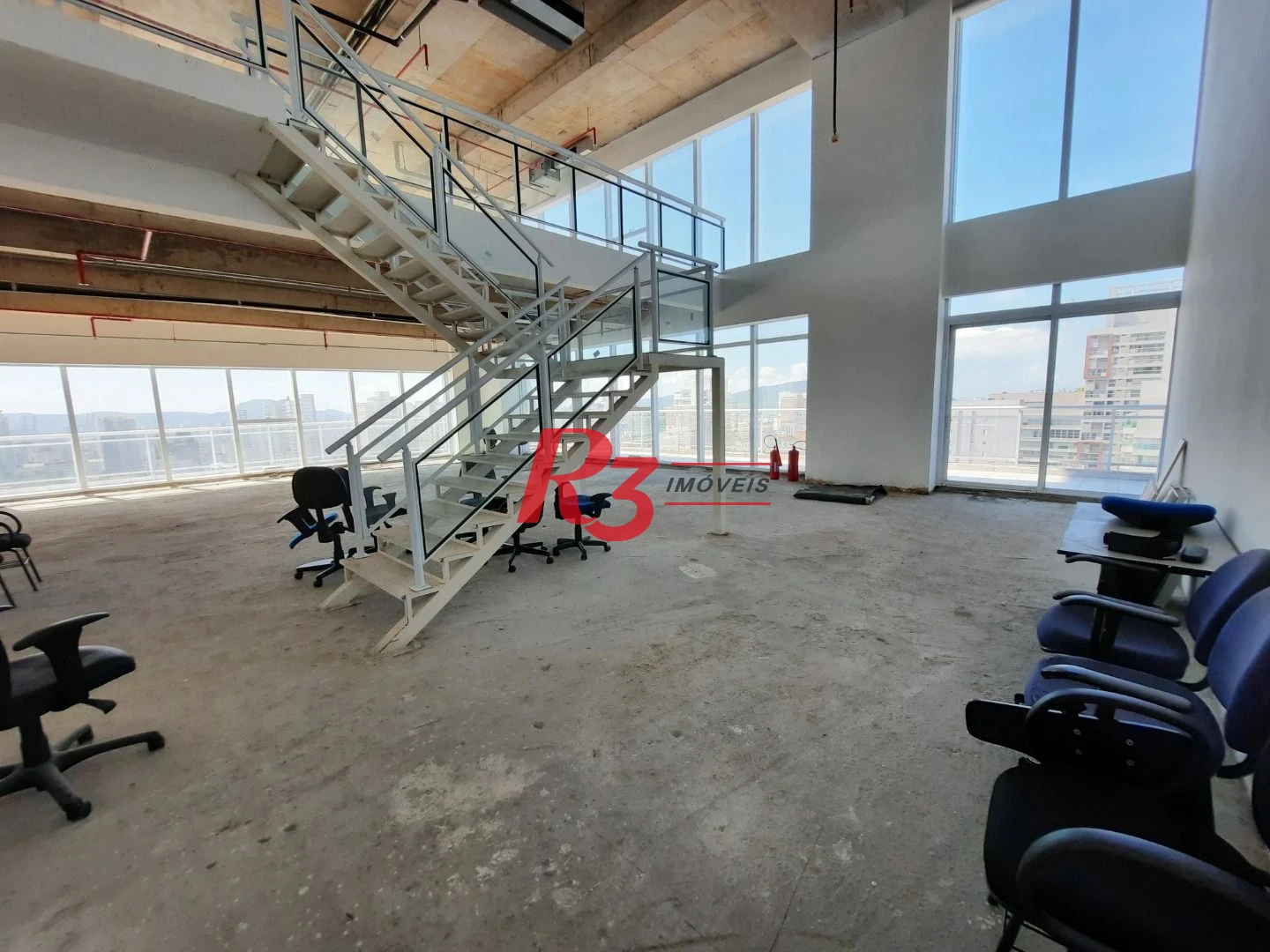 Andar Corporativo para alugar, 648 m² por R$ 55.231,00/mês - Gonzaga - Santos/SP
