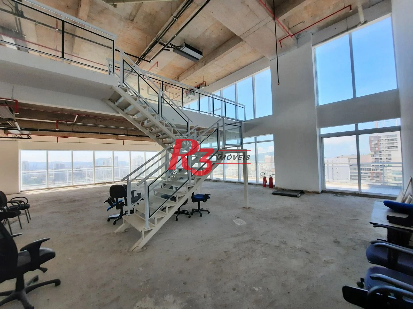 Andar Corporativo para alugar, 648 m² por R$ 55.231,00/mês - Gonzaga - Santos/SP