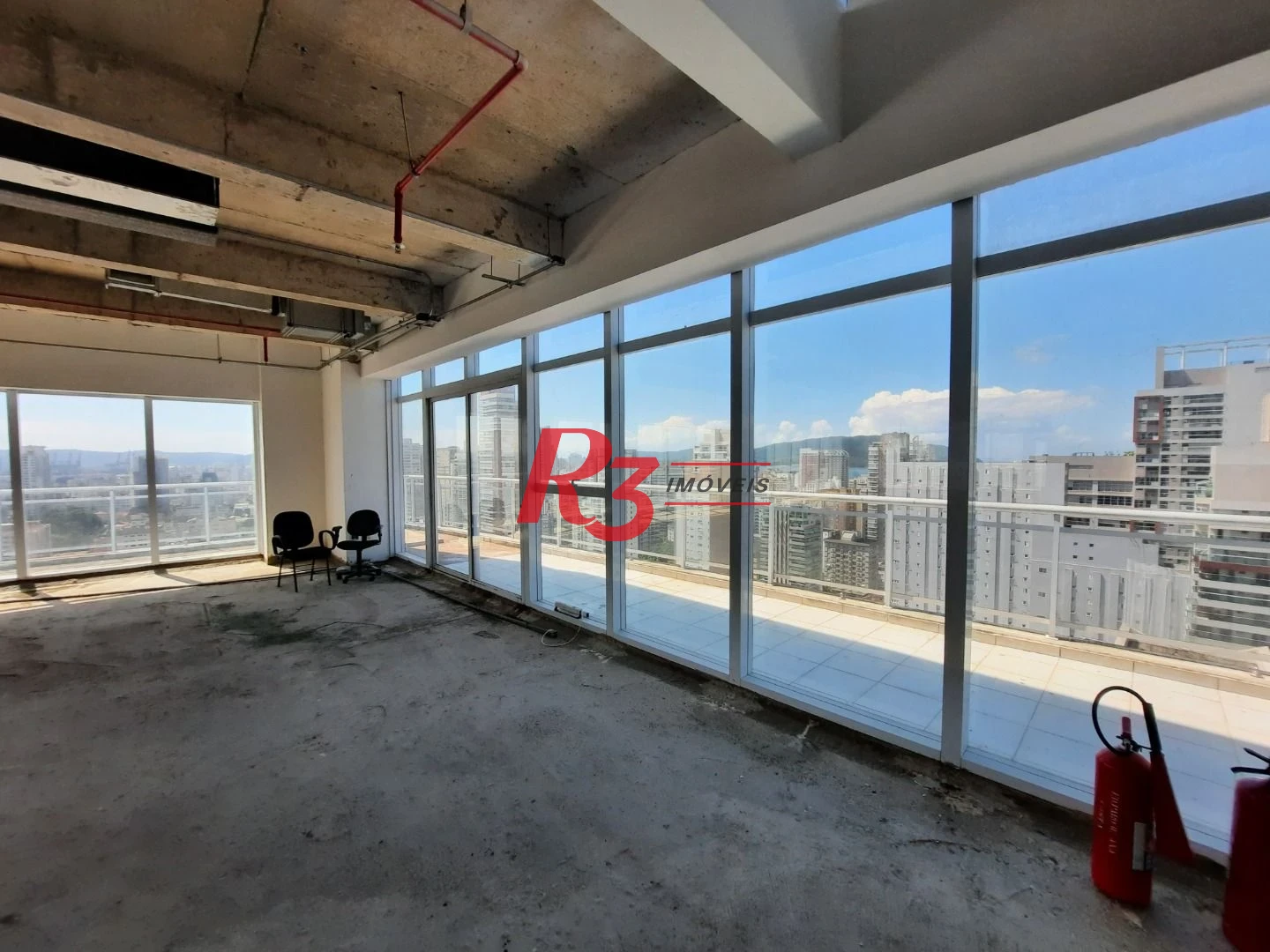 Andar Corporativo para alugar, 648 m² por R$ 55.231,00/mês - Gonzaga - Santos/SP
