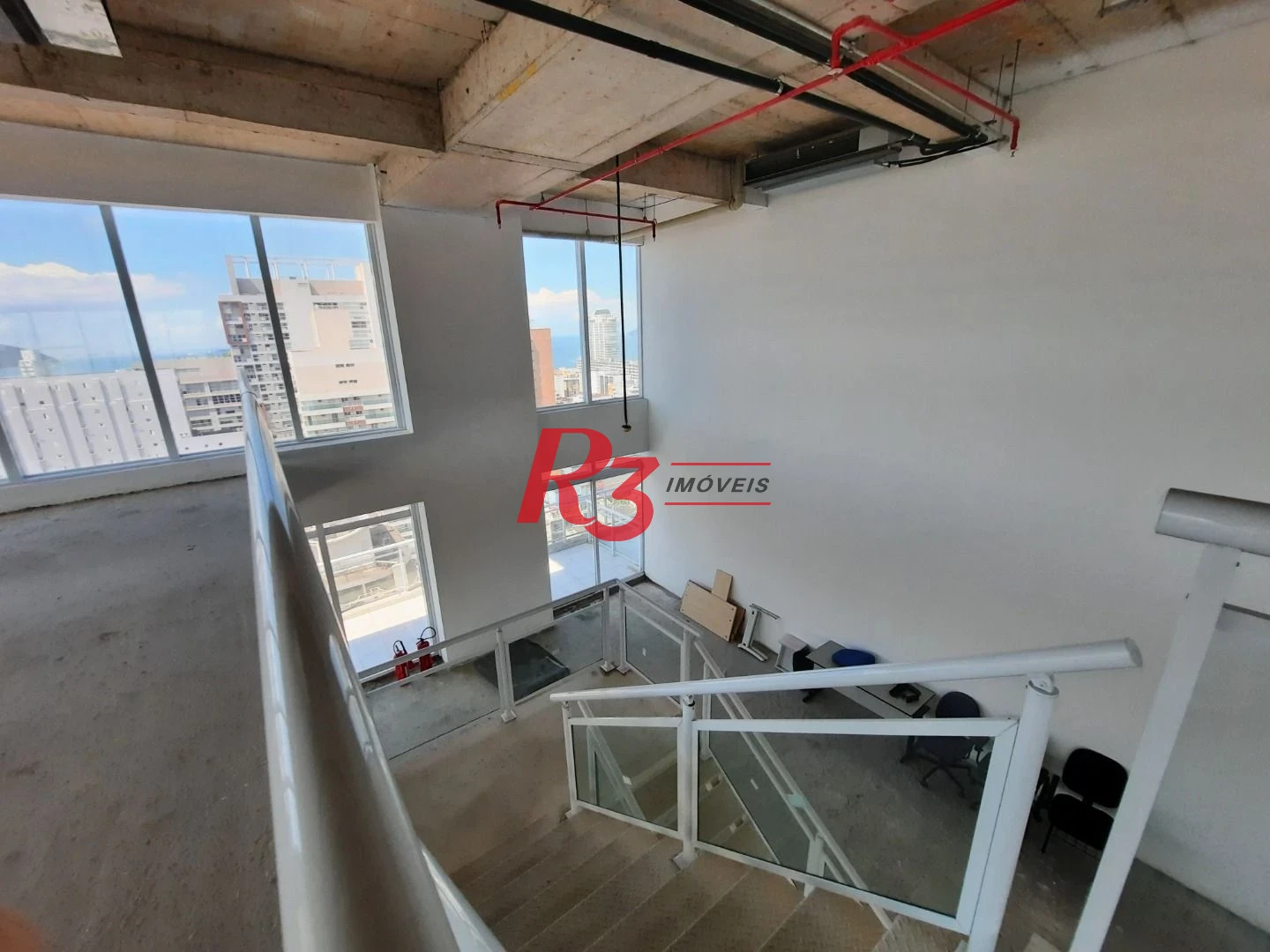 Andar Corporativo para alugar, 648 m² por R$ 55.231,00/mês - Gonzaga - Santos/SP