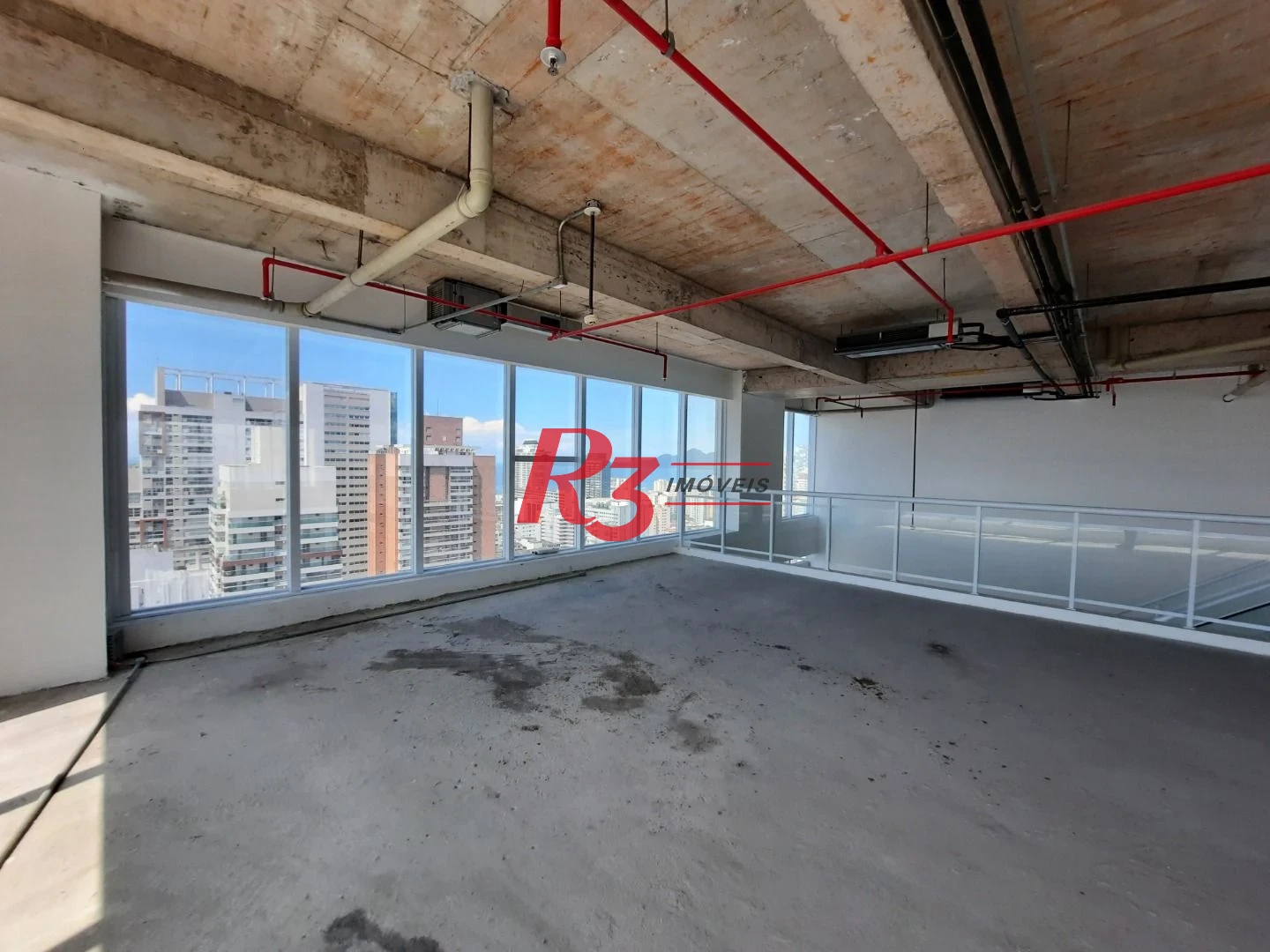 Andar Corporativo para alugar, 648 m² por R$ 55.231,00/mês - Gonzaga - Santos/SP