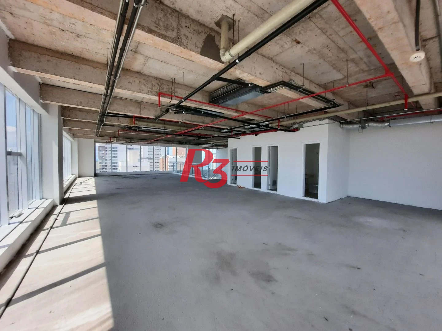 Andar Corporativo para alugar, 648 m² por R$ 55.231,00/mês - Gonzaga - Santos/SP