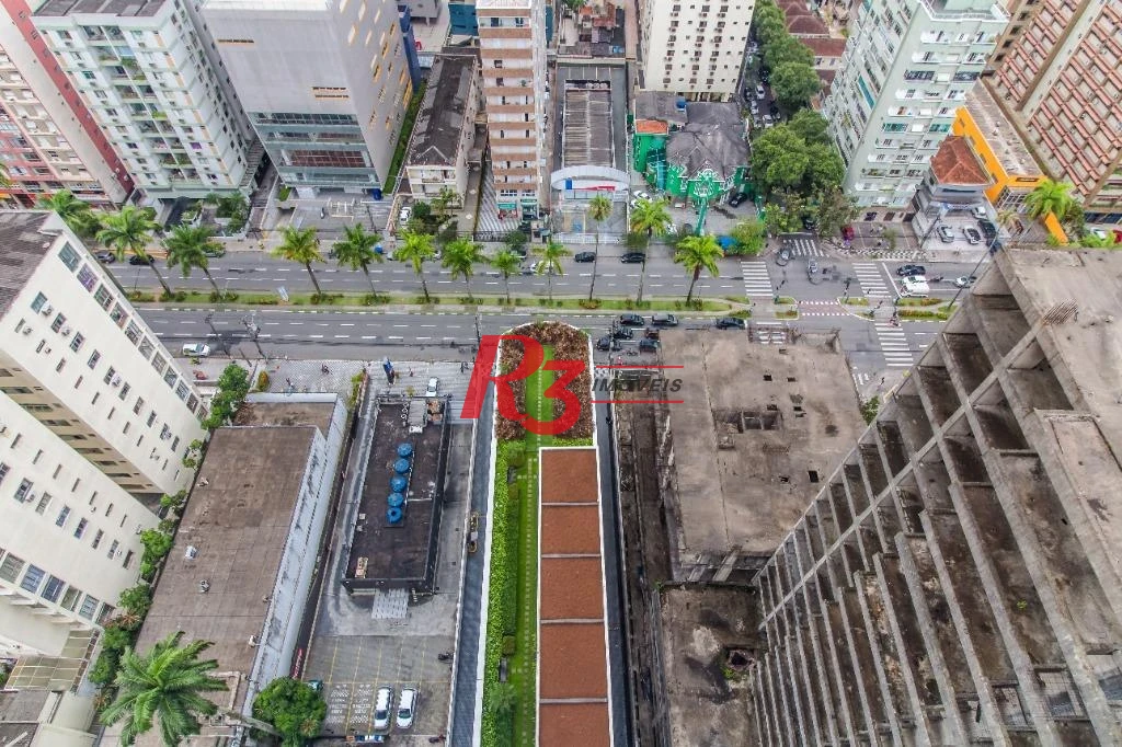 Andar Corporativo para alugar, 648 m² por R$ 55.231,00/mês - Gonzaga - Santos/SP