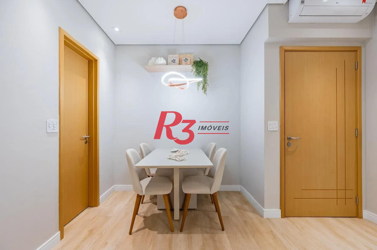Studio com 1 dormitório à venda, 43 m² por R$ 600.000,00 - Campo Grande - Santos/SP