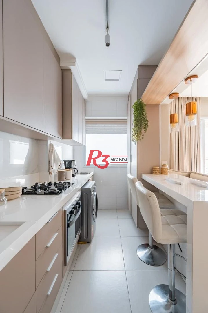Studio com 1 dormitório à venda, 43 m² por R$ 600.000,00 - Campo Grande - Santos/SP