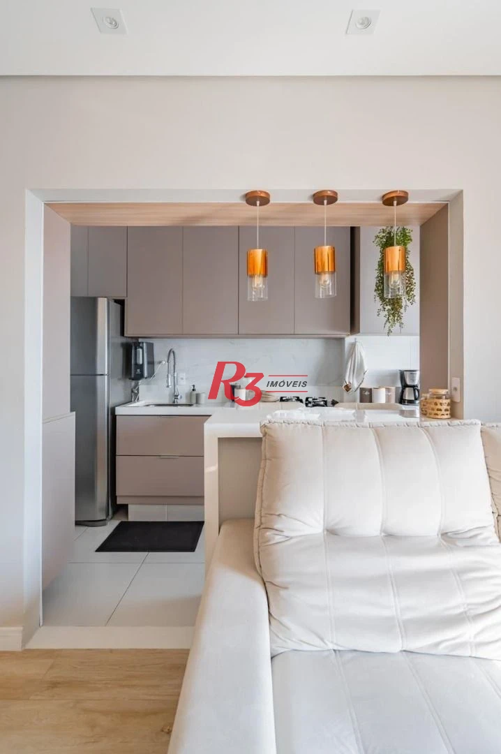 Studio com 1 dormitório à venda, 43 m² por R$ 600.000,00 - Campo Grande - Santos/SP