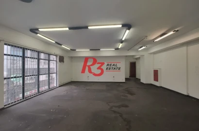 Sala para alugar, 100 m² por R$ 6.500,00/mês - Centro - Santos/SP