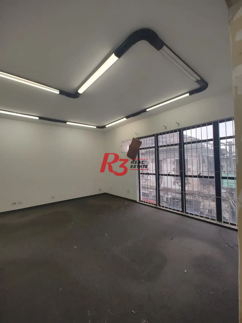 Sala para alugar, 100 m² por R$ 6.500,00/mês - Centro - Santos/SP
