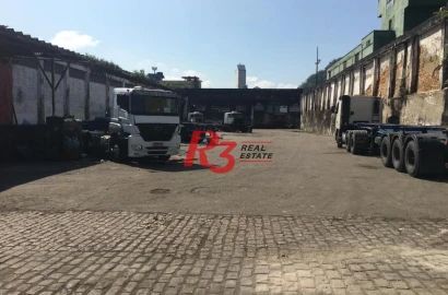 Terreno para alugar, 4500 m² por R$ 65.305,00/mês - Valongo - Santos/SP