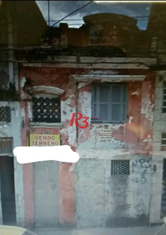 Terreno à venda, 200 m² por R$ 450.000,00 - Vila Nova - Santos/SP