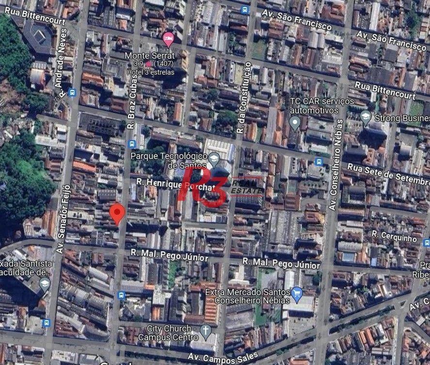 Terreno à venda, 200 m² por R$ 450.000,00 - Vila Nova - Santos/SP