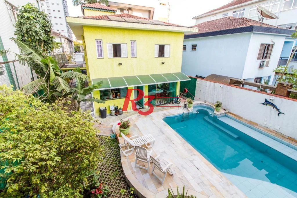 Casa com 3 dormitórios, 360 m² - venda por R$ 5.200.000,00 ou aluguel por R$ 21.910,00/mês - Aparecida - Santos/SP