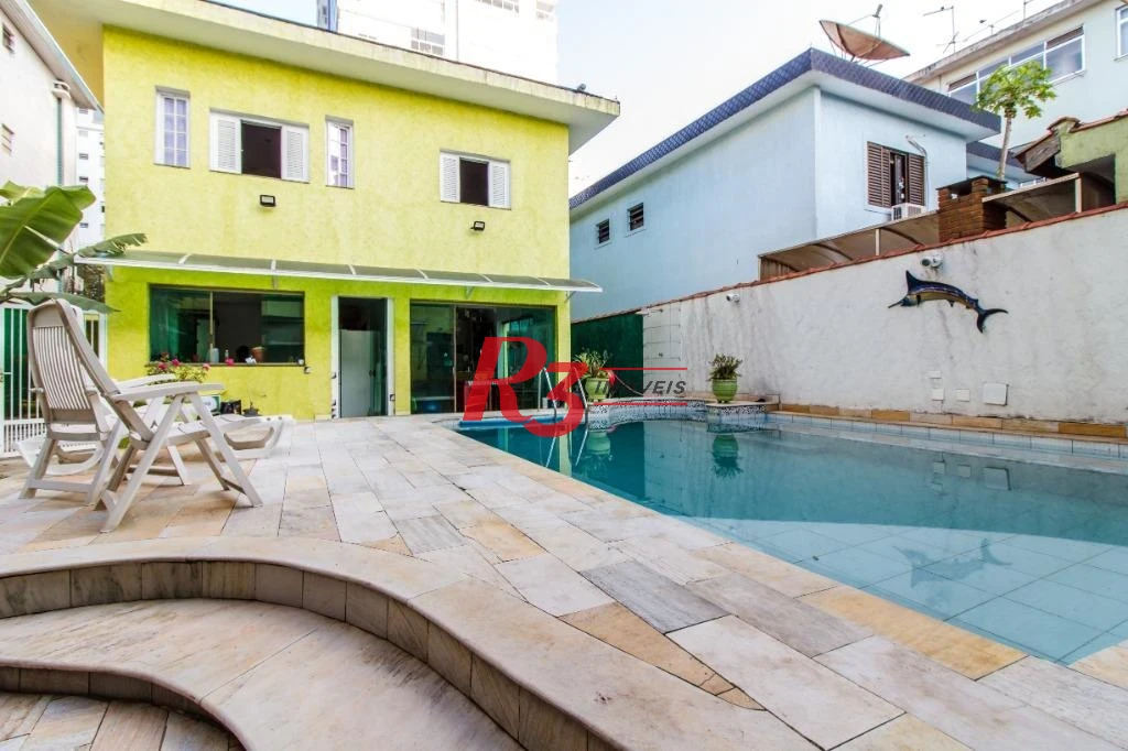 Casa com 3 dormitórios, 360 m² - venda por R$ 5.200.000,00 ou aluguel por R$ 21.910,00/mês - Aparecida - Santos/SP