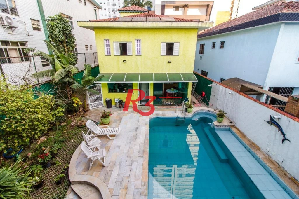 Casa com 3 dormitórios, 360 m² - venda por R$ 5.200.000,00 ou aluguel por R$ 21.910,00/mês - Aparecida - Santos/SP