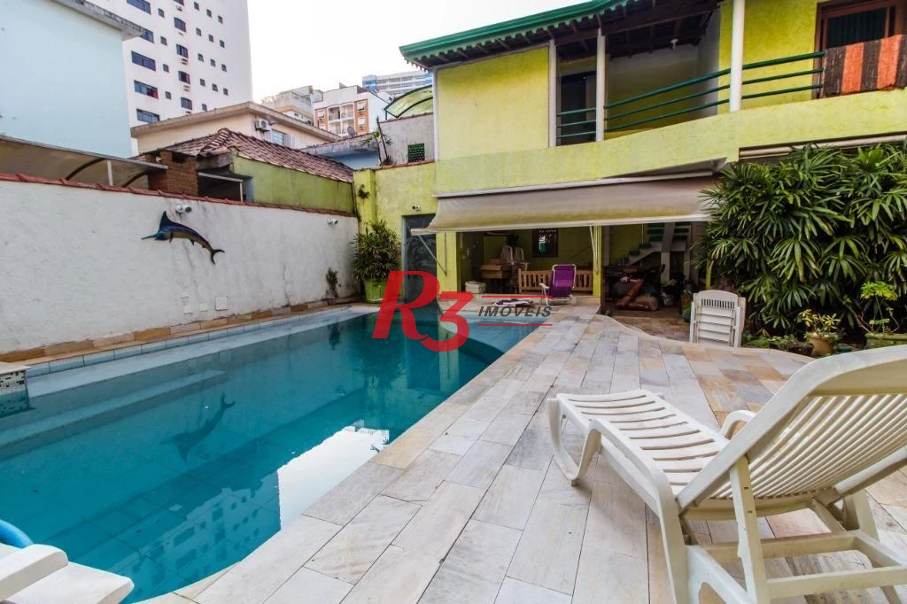 Casa com 3 dormitórios, 360 m² - venda por R$ 5.200.000,00 ou aluguel por R$ 21.910,00/mês - Aparecida - Santos/SP