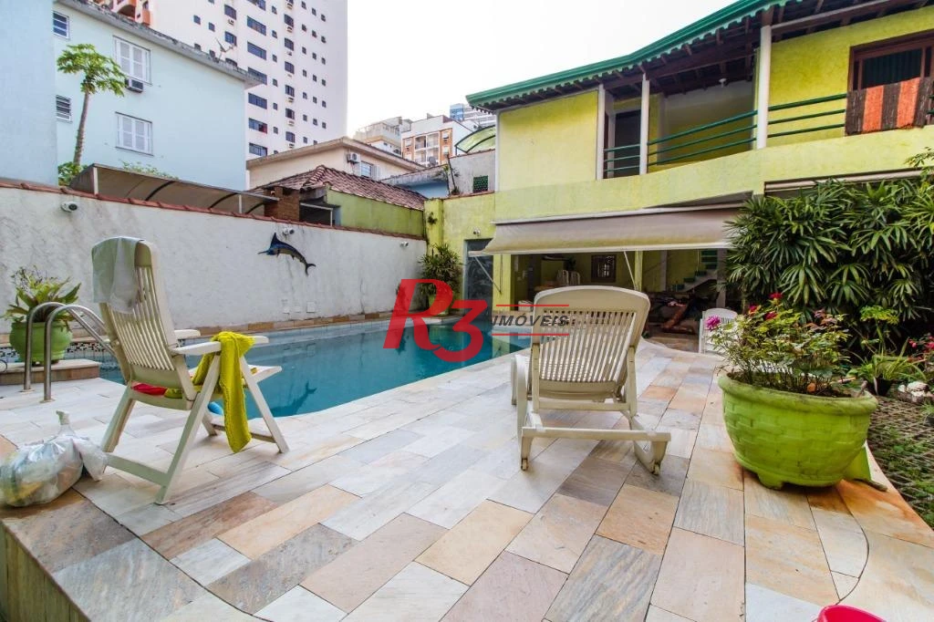 Casa com 3 dormitórios, 360 m² - venda por R$ 5.200.000,00 ou aluguel por R$ 21.910,00/mês - Aparecida - Santos/SP