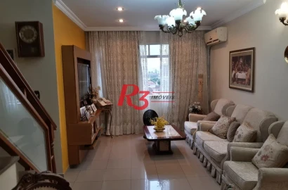 Cobertura à venda, 260 m² por R$ 1.360.000,00 - Campo Grande - Santos/SP