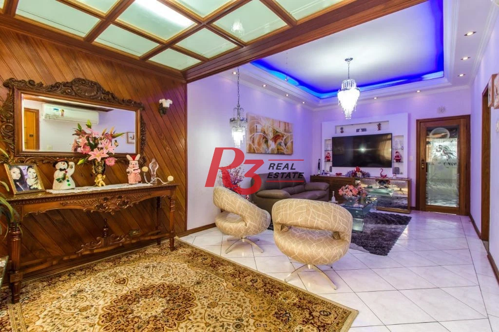 Casa com 4 dormitórios à venda, 500 m² por R$ 4.390.000,00 - Marapé - Santos/SP