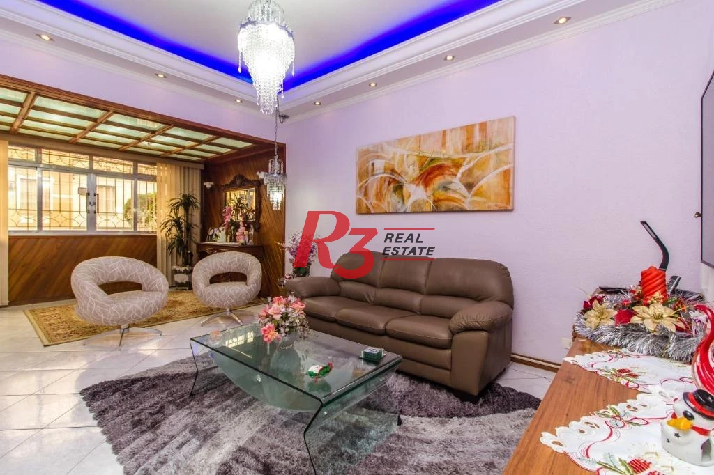 Casa com 4 dormitórios à venda, 500 m² por R$ 4.390.000,00 - Marapé - Santos/SP