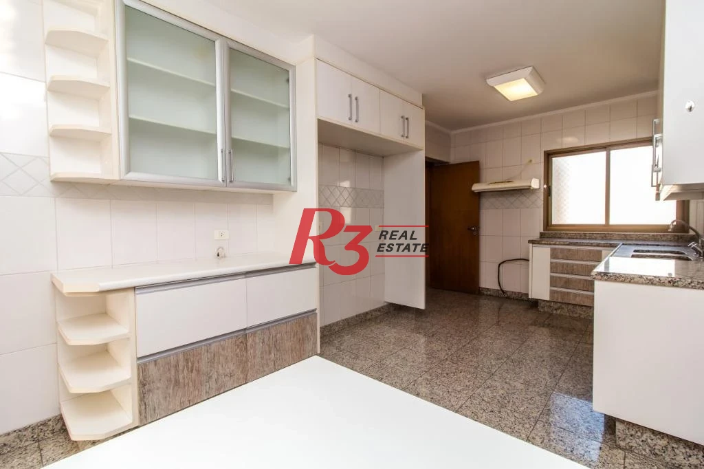Apartamento com 4 dormitórios para alugar, 212 m² por R$ 18.000,00/mês - Boqueirão - Santos/SP