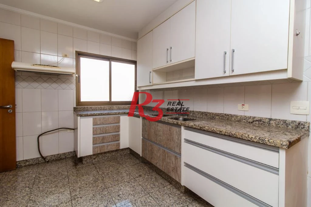 Apartamento com 4 dormitórios para alugar, 212 m² por R$ 18.000,00/mês - Boqueirão - Santos/SP