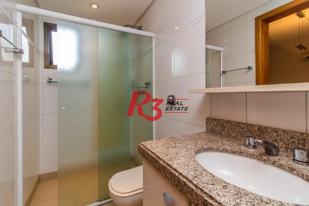 Apartamento com 4 dormitórios para alugar, 212 m² por R$ 18.000,00/mês - Boqueirão - Santos/SP